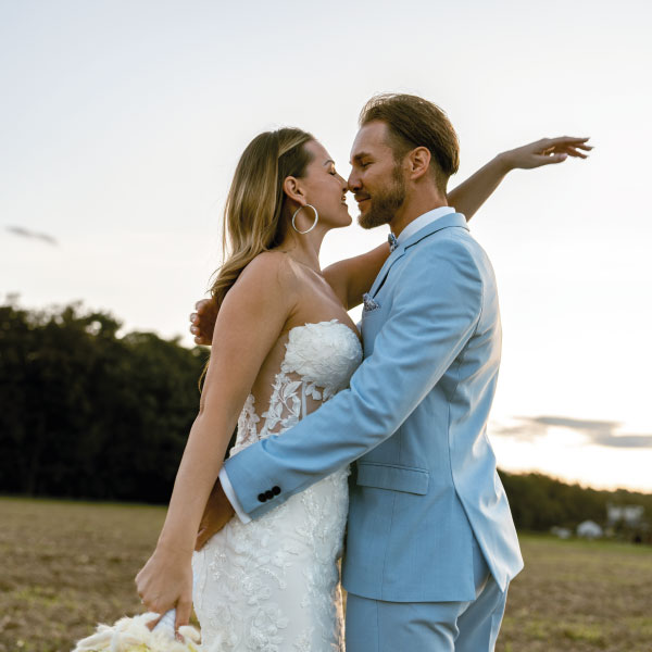Hochzeitspaar beim Brautpaarshooting